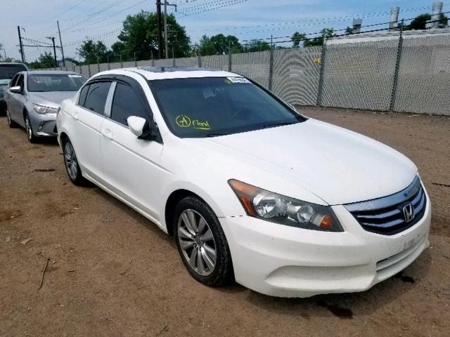 1HGCP2F88BA084519 - 2011 HONDA ACCORD EXL WHITE photo 1