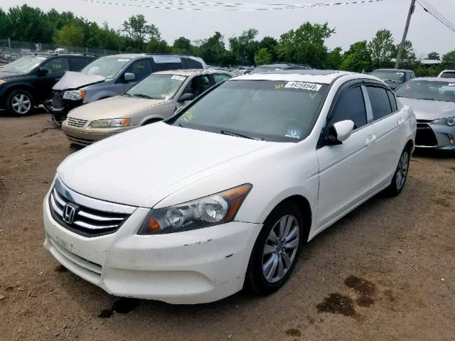 1HGCP2F88BA084519 - 2011 HONDA ACCORD EXL WHITE photo 2