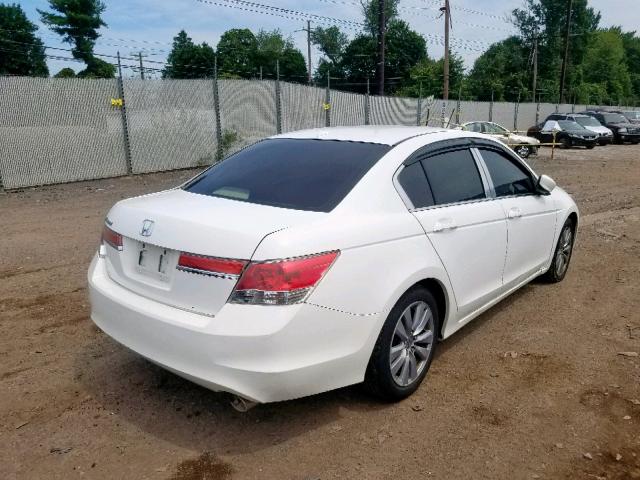 1HGCP2F88BA084519 - 2011 HONDA ACCORD EXL WHITE photo 4