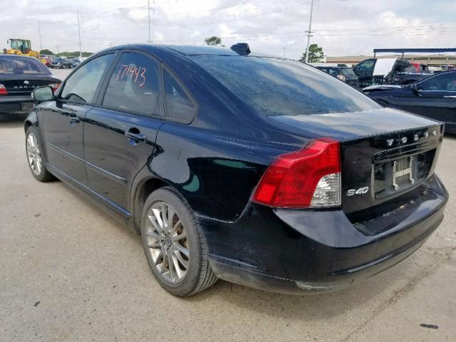 YV1MS382192464946 - 2009 VOLVO S40 2.4I BLACK photo 3