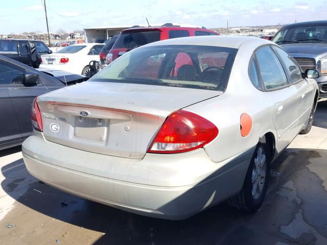 1FAFP56U17A137424 - 2007 FORD TAURUS SEL BEIGE photo 4