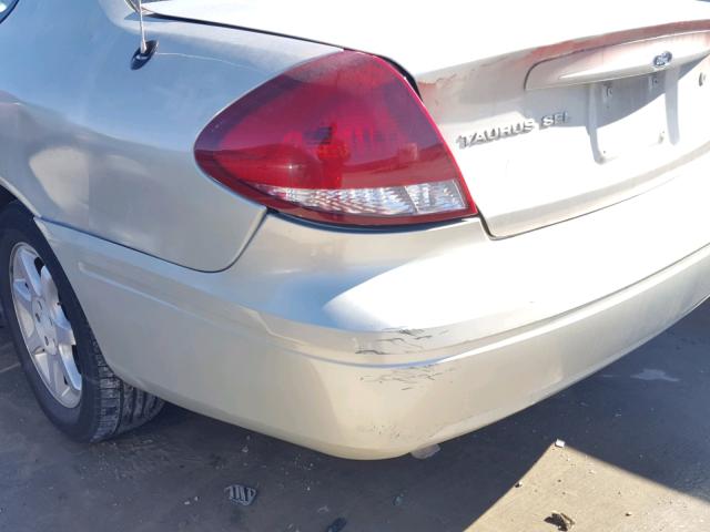 1FAFP56U17A137424 - 2007 FORD TAURUS SEL BEIGE photo 9