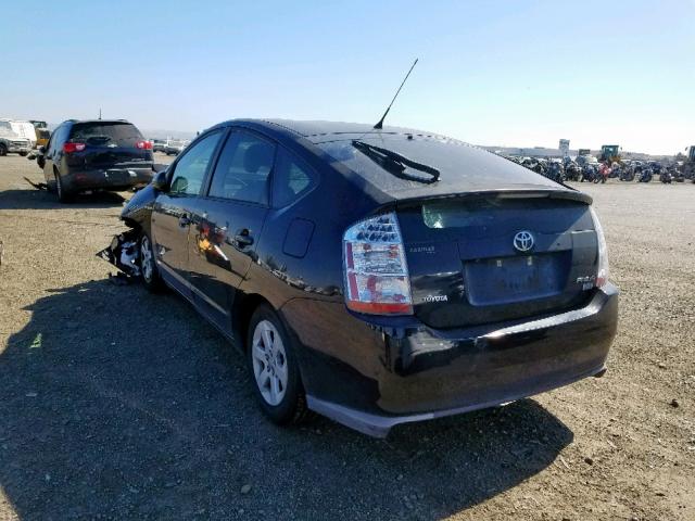 JTDKB20UX83399141 - 2008 TOYOTA PRIUS BLACK photo 3