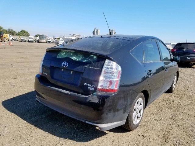 JTDKB20UX83399141 - 2008 TOYOTA PRIUS BLACK photo 4