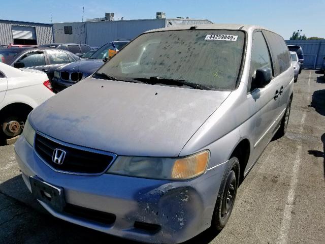 5FNRL185X3B118146 - 2003 HONDA ODYSSEY LX SILVER photo 2