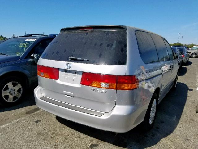 5FNRL185X3B118146 - 2003 HONDA ODYSSEY LX SILVER photo 4