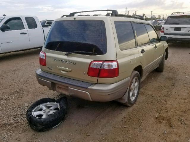 JF1SF65591H704432 - 2001 SUBARU FORESTER S Qızıl foto 4
