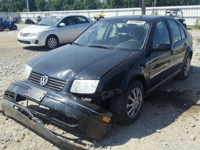 3VWRK69M74M093450 - 2004 VOLKSWAGEN JETTA GL BLACK photo 2