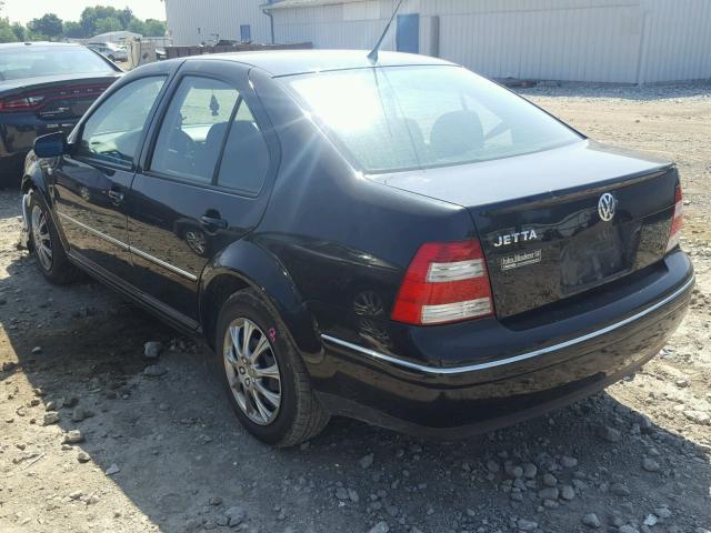 3VWRK69M74M093450 - 2004 VOLKSWAGEN JETTA GL BLACK photo 3