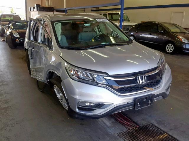 2HKRM4H79FH680562 - 2015 HONDA CR-V EXL SILVER photo 1