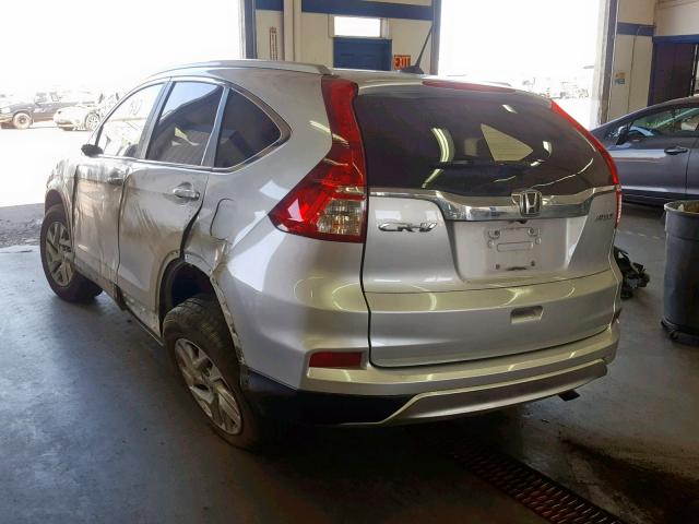 2HKRM4H79FH680562 - 2015 HONDA CR-V EXL SILVER photo 3