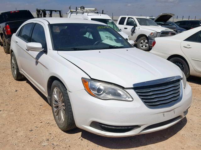 1C3CCBABXCN262071 - 2012 CHRYSLER 200 LX WHITE photo 1