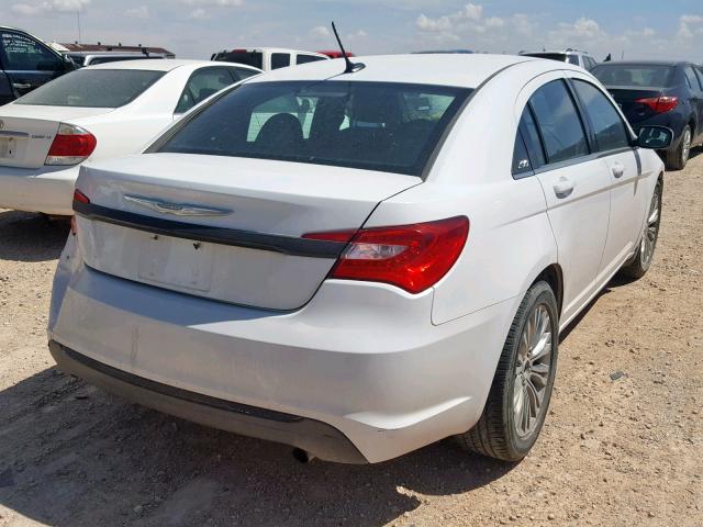 1C3CCBABXCN262071 - 2012 CHRYSLER 200 LX WHITE photo 4