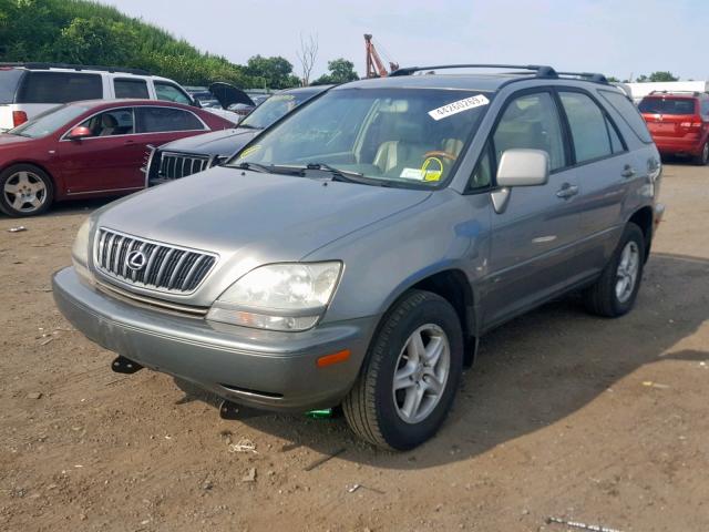 JTJHF10U220260250 - 2002 LEXUS RX 300 GRAY photo 2