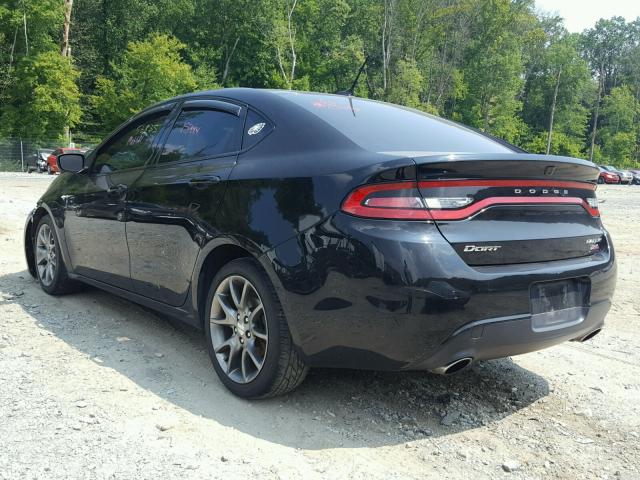 1C3CDFBB3ED697669 - 2014 DODGE DART SXT BLACK photo 3