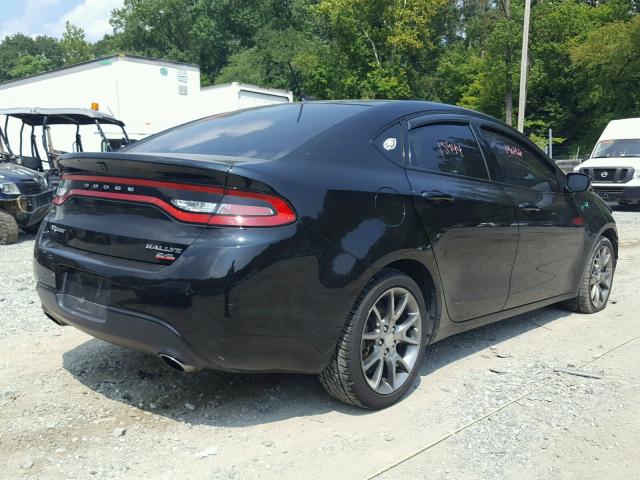 1C3CDFBB3ED697669 - 2014 DODGE DART SXT BLACK photo 4