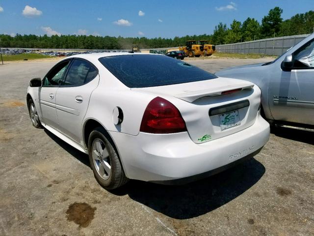 2G2WP552061191644 - 2006 PONTIAC GRAND PRIX WHITE photo 3