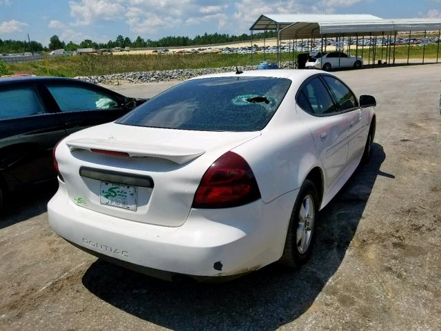 2G2WP552061191644 - 2006 PONTIAC GRAND PRIX WHITE photo 4