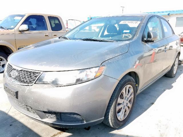 KNAFU4A23C5637636 - 2012 KIA FORTE EX GRAY photo 2