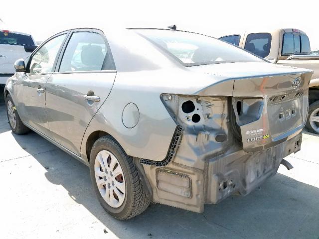 KNAFU4A23C5637636 - 2012 KIA FORTE EX GRAY photo 3