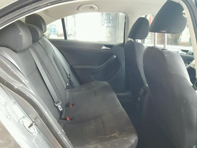 3VW2K7AJ4EM258042 - 2014 VOLKSWAGEN JETTA BASE BLACK photo 6