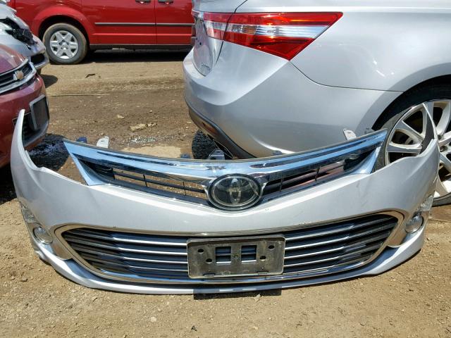 4T1BK1EB8EU093736 - 2014 TOYOTA AVALON BAS SILVER photo 9