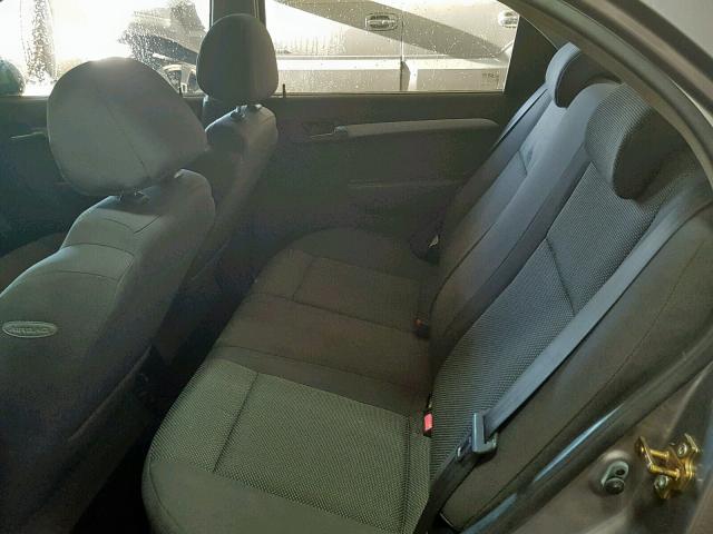 KL1TD56657B105360 - 2007 CHEVROLET AVEO BASE ნაცრისფერი ფოტო 6