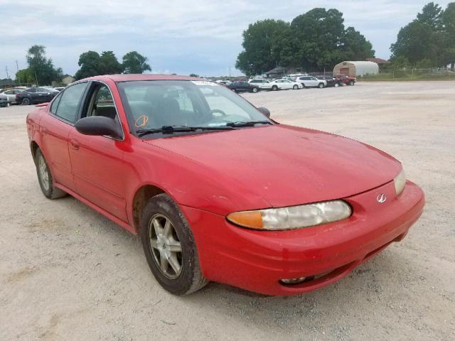 1G3NL52E13C195242 - 2003 OLDSMOBILE ALERO GL RED photo 1