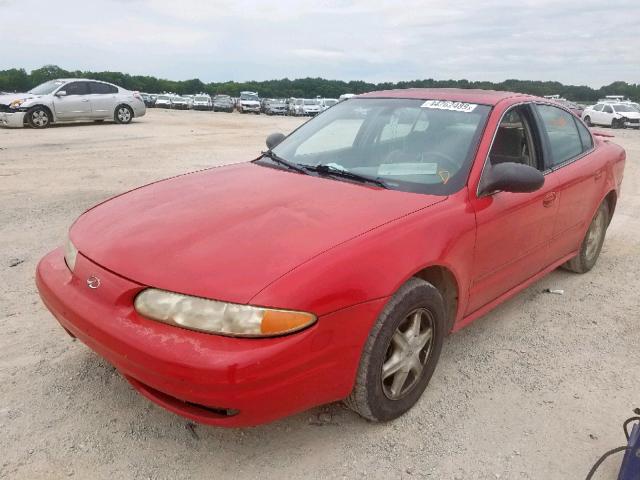 1G3NL52E13C195242 - 2003 OLDSMOBILE ALERO GL RED photo 2