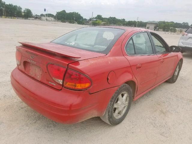 1G3NL52E13C195242 - 2003 OLDSMOBILE ALERO GL RED photo 4