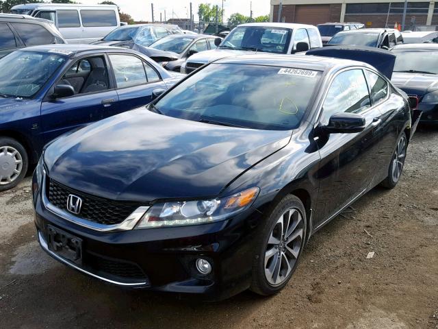 1HGCT2B80DA001119 - 2013 HONDA ACCORD EXL BLACK photo 2