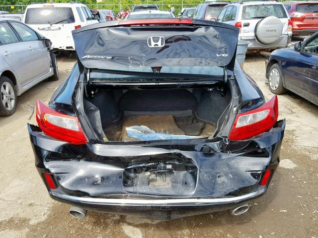 1HGCT2B80DA001119 - 2013 HONDA ACCORD EXL BLACK photo 9