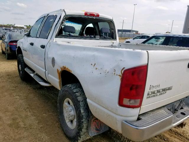 3D7KU28C54G148935 - 2004 DODGE RAM 2500 S თეთრი ფოტო 10