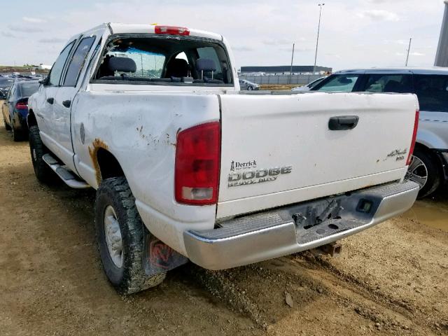 3D7KU28C54G148935 - 2004 DODGE RAM 2500 S თეთრი ფოტო 3