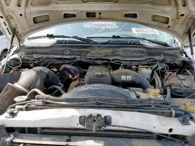 3D7KU28C54G148935 - 2004 DODGE RAM 2500 S თეთრი ფოტო 7