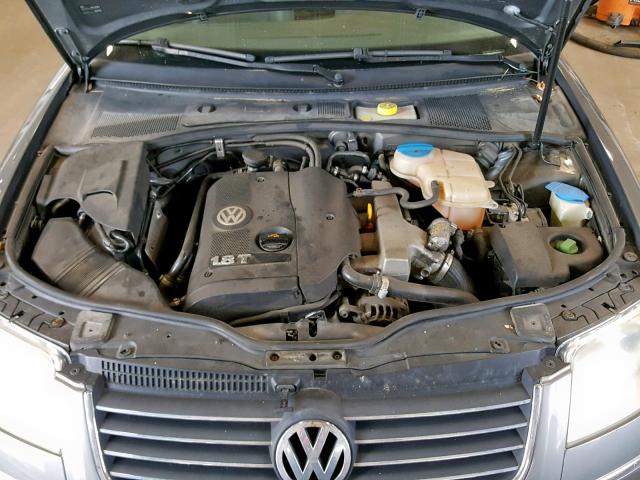 WVWBD63B65E098278 - 2005 VOLKSWAGEN PASSAT GLS GRAY photo 7