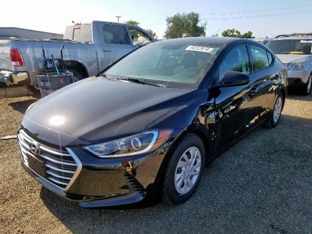 5NPD74LF0JH394267 - 2018 HYUNDAI ELANTRA SE BLACK photo 2