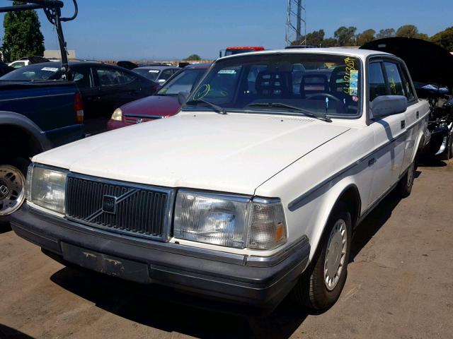 YV1AA8840L1429333 - 1990 VOLVO 240 BASE WHITE photo 2