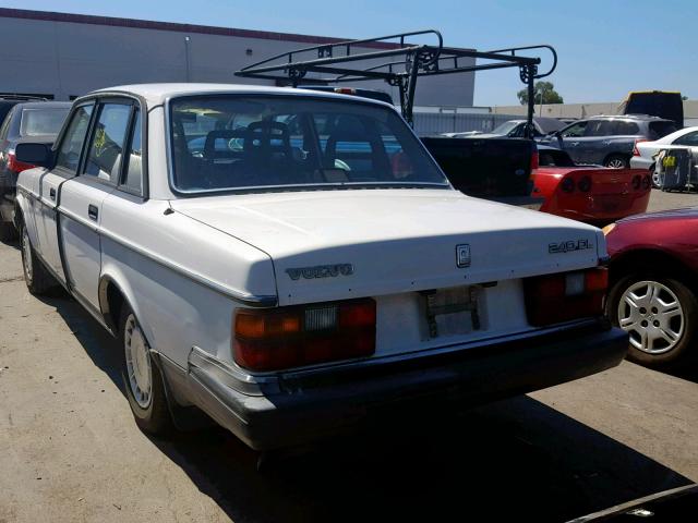 YV1AA8840L1429333 - 1990 VOLVO 240 BASE WHITE photo 3