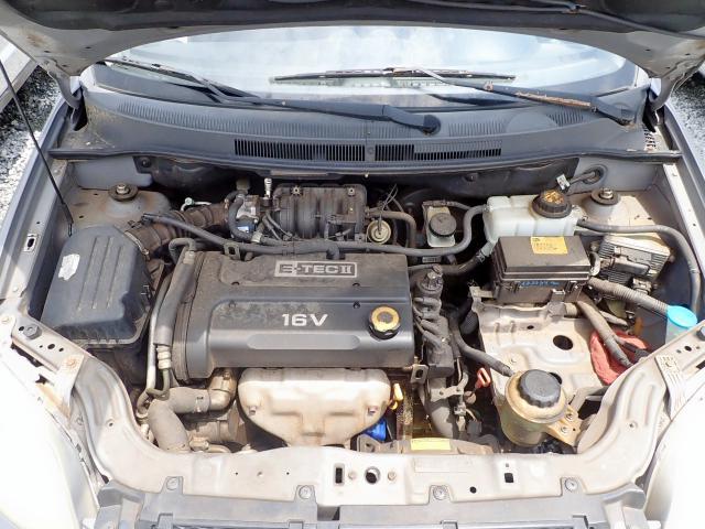 KL1TD566X7B092346 - 2007 CHEVROLET AVEO BASE ნაცრისფერი ფოტო 7
