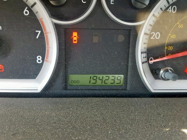 KL1TD566X7B092346 - 2007 CHEVROLET AVEO BASE ნაცრისფერი ფოტო 8