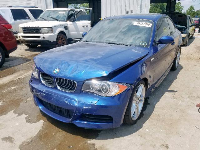 WBAUC73579VK95216 - 2009 BMW 135 I BLUE photo 2