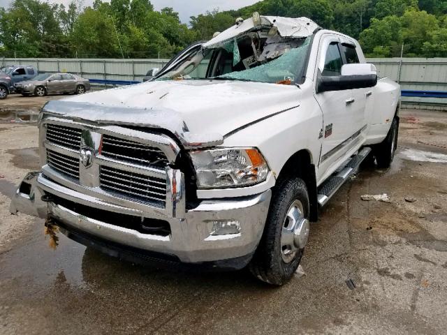 3D73Y4HL6BG510952 - 2011 DODGE RAM 3500 WHITE photo 2