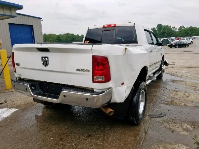 3D73Y4HL6BG510952 - 2011 DODGE RAM 3500 WHITE photo 4