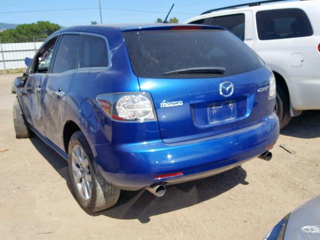 JM3ER29L070132326 - 2007 MAZDA CX-7 BLUE photo 3