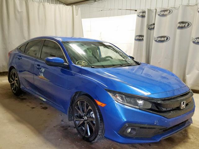 19XFC2F84KE012236 - 2019 HONDA CIVIC SPOR BLUE photo 1