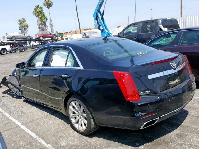 1G6AR5S30E0128683 - 2014 CADILLAC CTS LUXURY BLACK photo 3