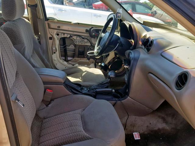 1G2NF52E93M538966 - 2003 PONTIAC GRAND AM S GOLD photo 5