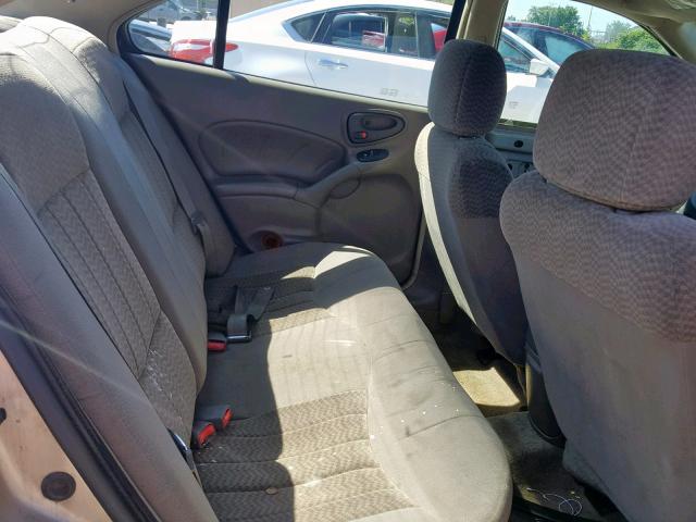 1G2NF52E93M538966 - 2003 PONTIAC GRAND AM S GOLD photo 6