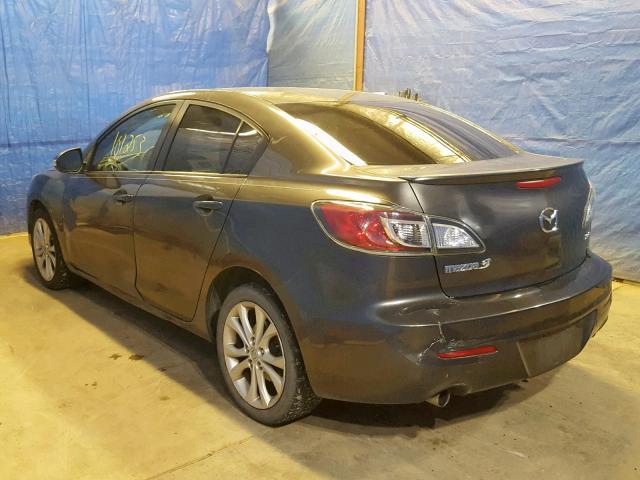 JM1BL1S54A1105540 - 2010 MAZDA 3 S BLACK photo 3